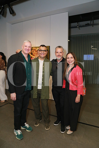 César Aristoteles, Sergio Villarreal, Carlos Leal y Daniela Febre