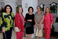 Alicia Boesch de Santos, Rosa María Martínez de Elosúa, Josefina Mendoza, Lucia Boesch y Elsa Bortoni de Tellez