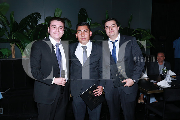 Vitto Triana, Sergio Del Castillo y Jesús Salas