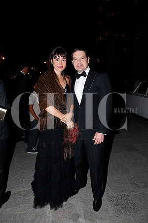 Paulina De la Vega de Ferrara y Gino Ferrara