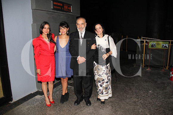 Paola Medina, Fernanda Echevarría, Emilio Echevarría y Norma Del Rivero
