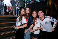 Danna Reyes, Monserrat Velez, Cynthia Guajardo y Enique Villabos