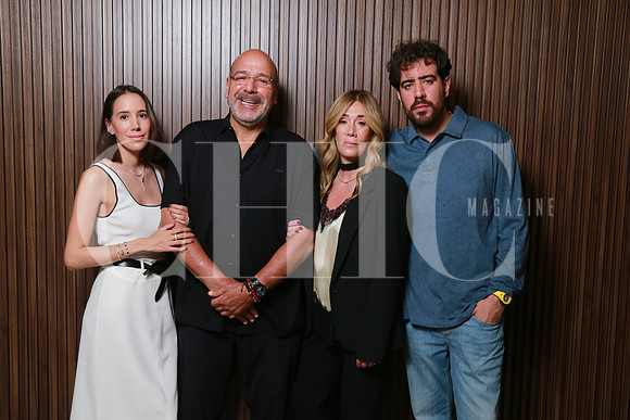 Cordelia Herrera, Marcial Herrera, Lily de Herrera y Luis Felipe Herrera