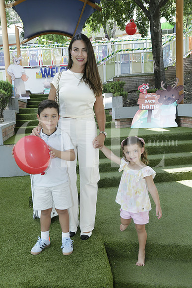 Florencia Maycotte de Gallardo, Alejandro Gallardo y Sienna Gallardo