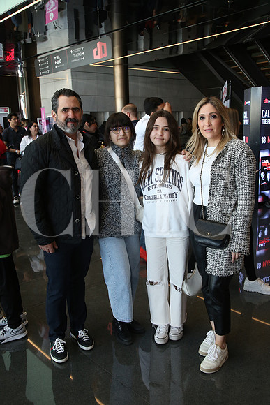 Luis Garza, Jimena Garza, Julieta Garza y Rosario Gamez de Garza