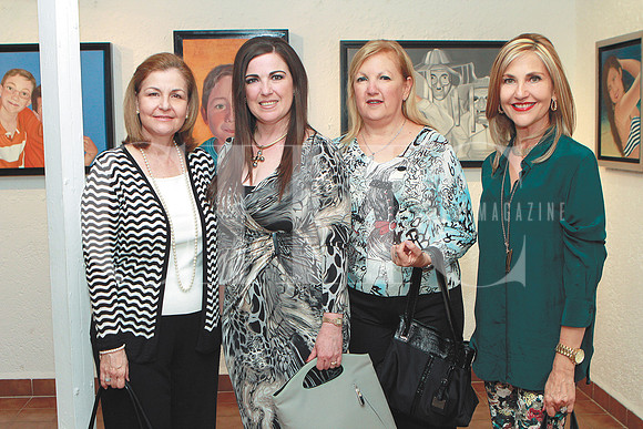 Mariela Coindreau, Marlene Dávila de Rodríguez, Delia Salinas y Mónica Buerón de Villarreal