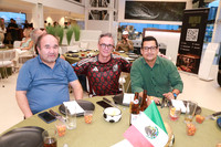 Alfonso Peralta, Javier Treviño y David Naudales