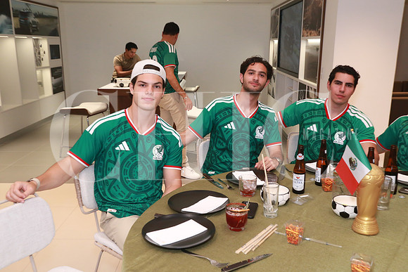 André Pérez, Sebastian Vázquez y Diego Bravo