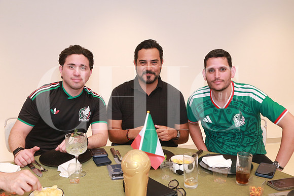 Andrés Martínez, Javier Zendejas y Fernando Uribe