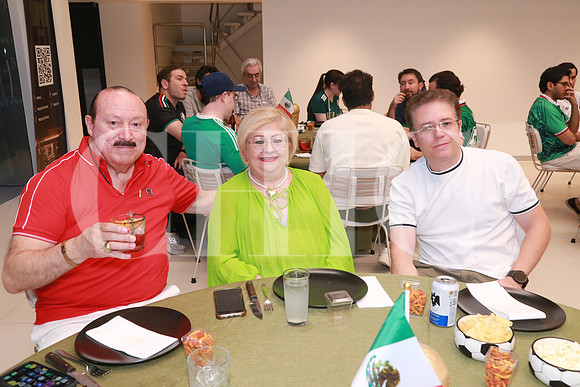 Ricardo López, Liliana Montero y Julio vallejo