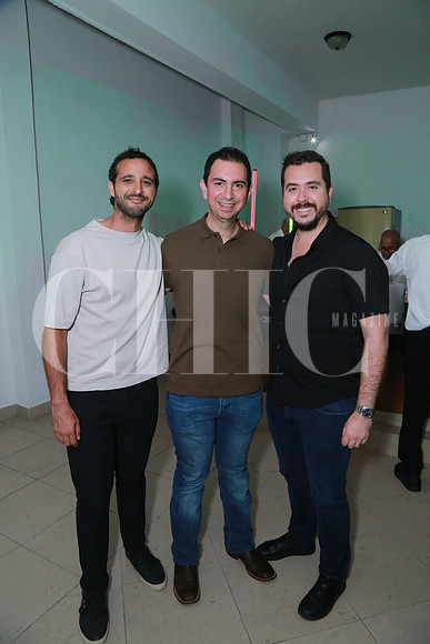 Elias Adnonie, Ramses Andonie y Jorge Gámez (2)
