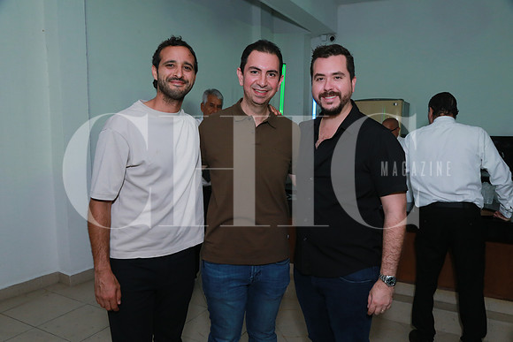 Elias Adnonie, Ramses Andonie y Jorge Gámez (3)