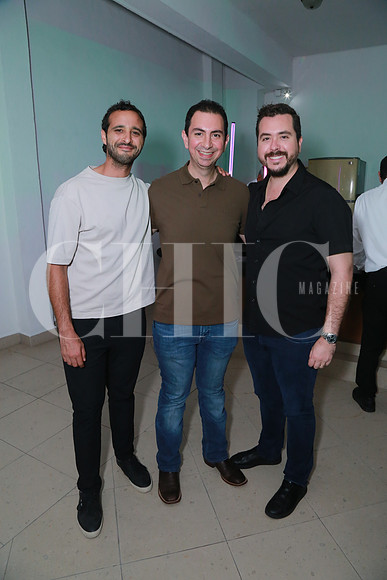 Elias Adnonie, Ramses Andonie y Jorge Gámez