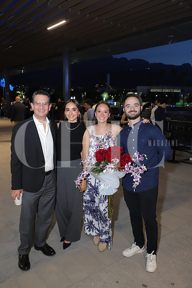 José Muraira, Marianne Muraira, Jimena Muraira y Eugenio Caballero 1