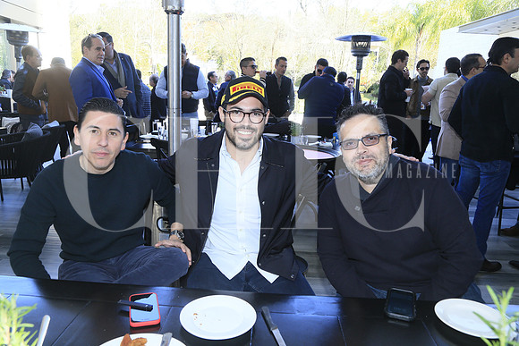 Jacobo Leal, David De la Peña y Servando Cano