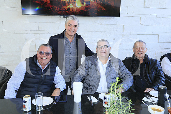 Francisco Serna, Rubén Villarreal, Gerardo García y Ricardo Garza