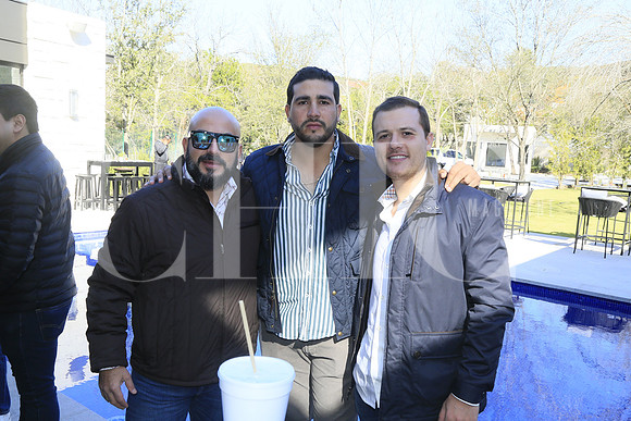 Aldo De la Vega, Diego Terrazas y Marcelo del Bosque