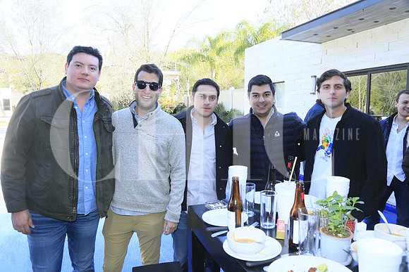 Francisco Cavada, Óscar Guerra, Gabriel Sañudo, Andrés Martínez y Mauricio Treviño (2)