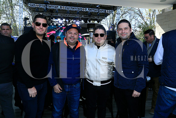 Marcelo García, Cheno Ortiz, Antonio Montemayor y Francisco Serna