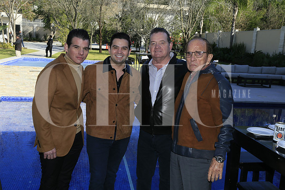 Miguel Ángel Flores, Marcelo Flores, Miguel Flores y Florencio Flores
