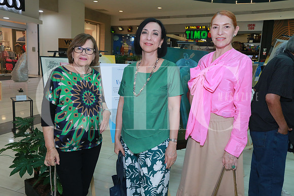 Sol Barraza, Blanca de Villarreal y Silvia Torres