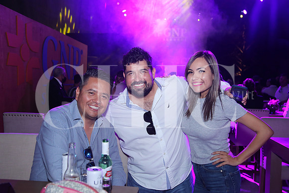 Carlos Carvajal, César Robles y Madiel Palomo