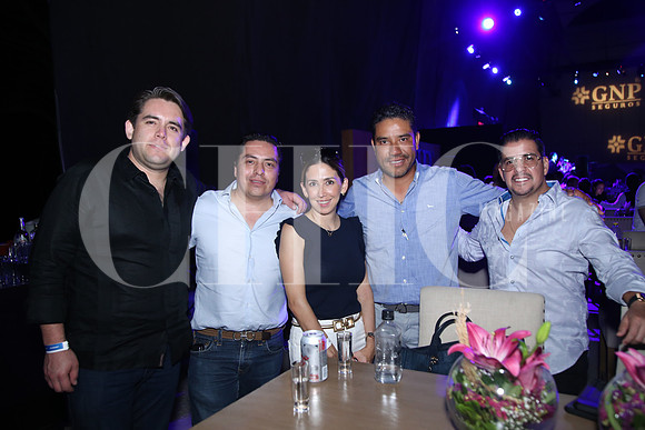Manuel Sánchez, Carlos Cardenas, Sara Lozano, Carlos Jarquin y Edmundo Portilla