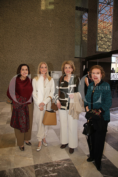 Magdalena Garza de Herrera, Balbina Herrera de Medrano, Ambarina González y Magdalena Muret de Fidalgo