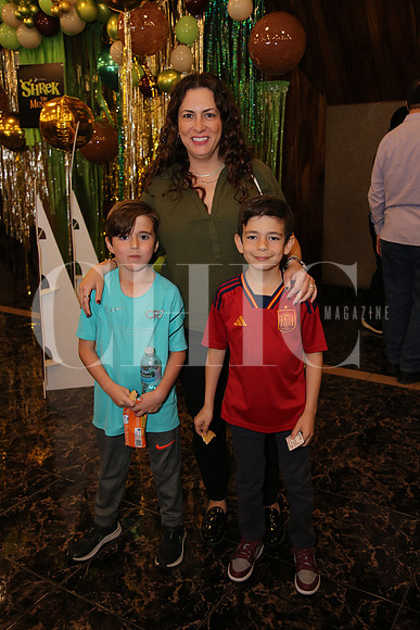 Michelle Andonie, Diego Elizondo y Javier Garza