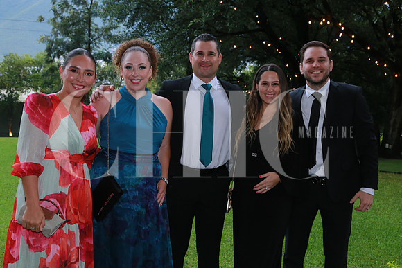 Alejandra Garza, Daniela Chapa, Salvador Castillo, Andrea González y Pedro Osorno