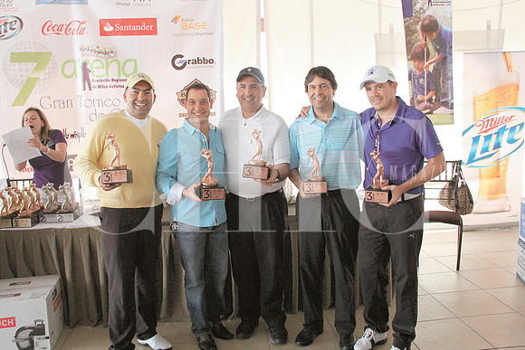 3er. Lugar- Pedro Fernando López, Jaime De La Garza, Arturo Azuara, Ricardo Blancarte y Alberto De La Torre