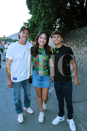 Memo Garza, Nina Garay y Diego Garay