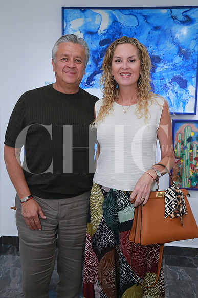 Agustin Suárez y Cristina Baker