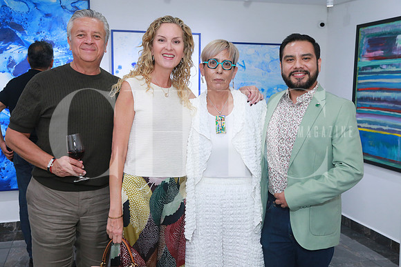 Agustin Suárez, Cristina Baker, Beatriz Bárcena y Wayo Torres