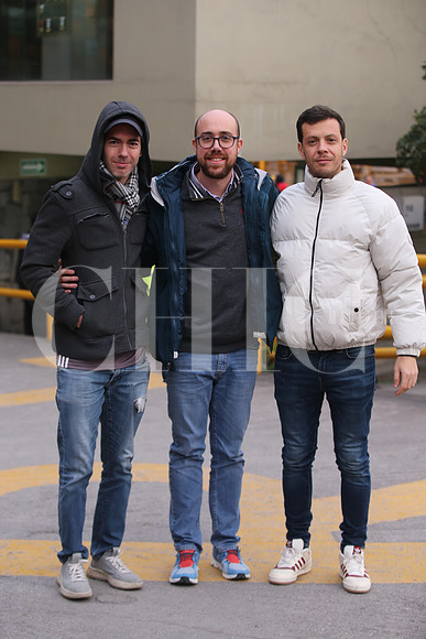 Alejandro Fernández, Mario Romero y Matias Harmatiuk