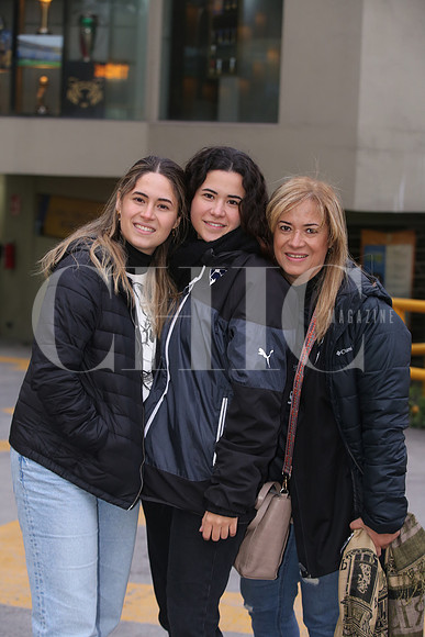 Daniela Marteloto, Valeria Marteloto y Susana Pérez de Marteloto