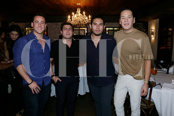 Mario Ocampo, Noé Moya, Pedro Morales y Alfonso Pintado