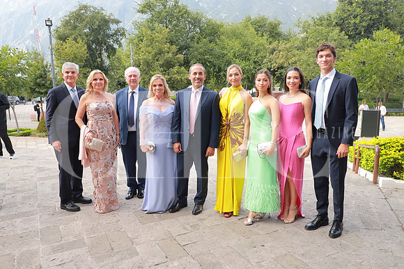 Ricardo Coronado, Paty Rodríguez, Ricardo Kane, Cecilia Rodríguez, Federico Clariond, Verónica Rodríguez, Daniela Clariond, Verónica Clariond y Federico Clariond 2