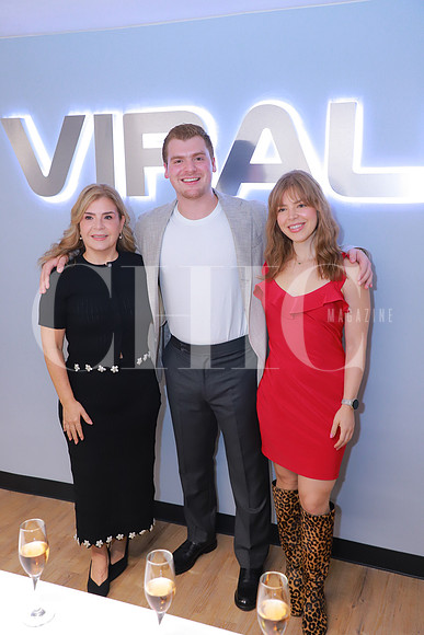 Sandra Berlanda, Emilio de la Garza y Alexandra de la Garza 1
