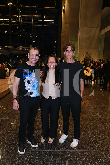 Pablo Gutíerrez, Faride Hadid y Santiago Gutíerrez