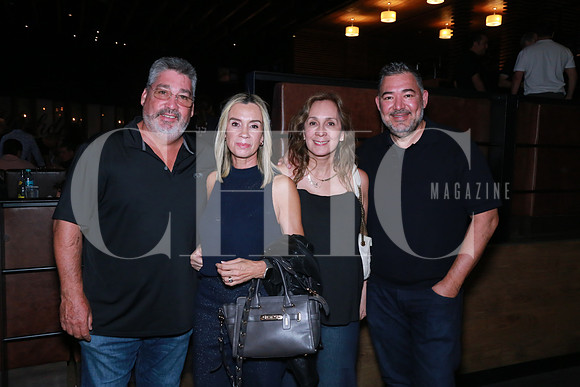 Andrés Jasso, Maru Zapata de Jasso, Karla Jaramillo de Suárez y Paco Suárez