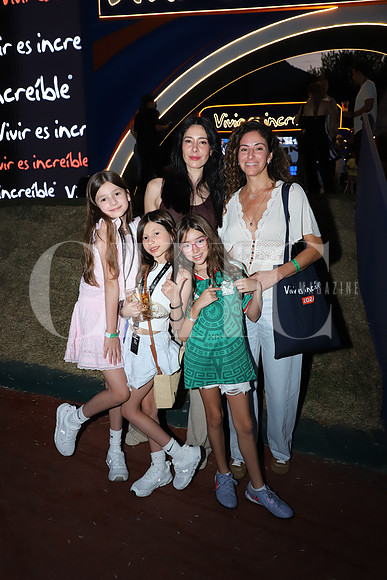 Arlen Valdez, Mirelle Marcos, Isabela Baca, Maria Sofia Baca y Camil Flores