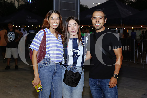America Gutierrez, Claudia Moreno y Jesus Bravo
