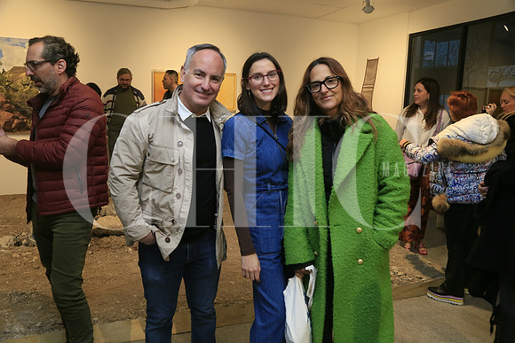 Alberto González, Eugenia Villarreal y Raquel Guajardo