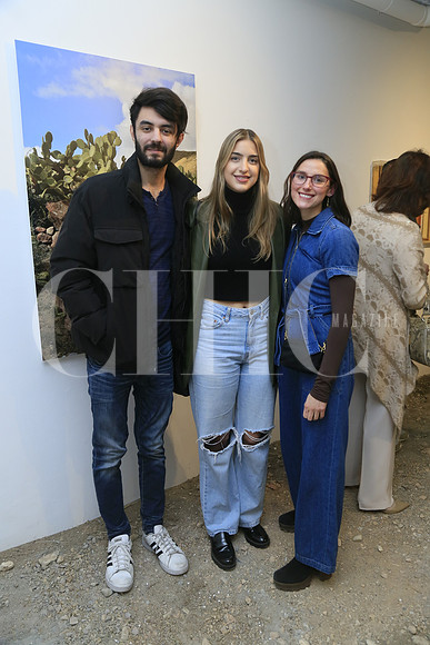 Roberto González, Rossana Barrera y Eugenia Villarreal