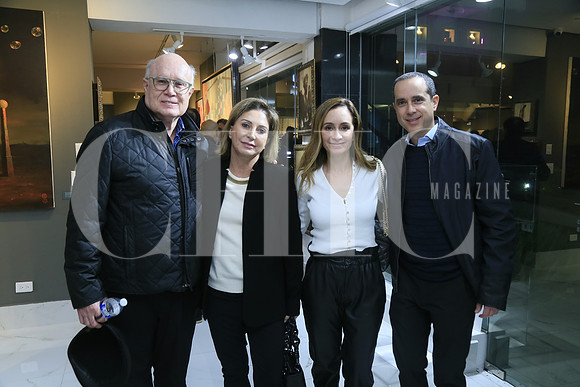 Javier Taoussaint, Norma Lazca de Toussaint, Sonia Gómez de Toussaint y Javier Tousssaint