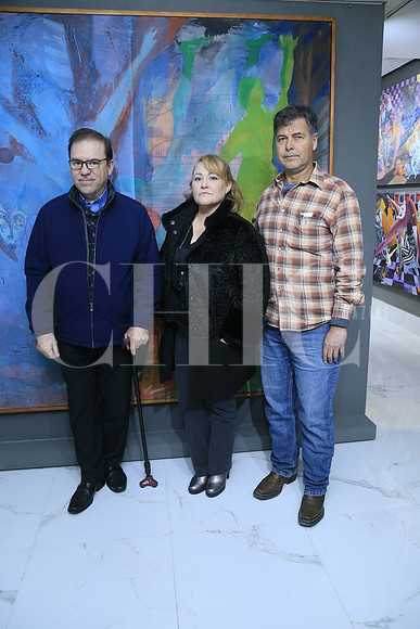 Miguel López, Marissela Acosta y Guillermo González