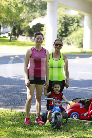 Gabriela Thomae, Alejandro Thomae y Marta Mejia