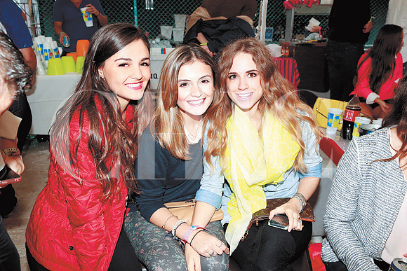 Paulina Martín, Melissa Peña y Josey García