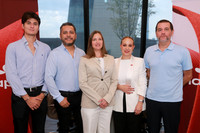 Eduardo Ramos, Arturo Rodríguez, Alejandra Cortés, Denisse Pote y Federico Santos